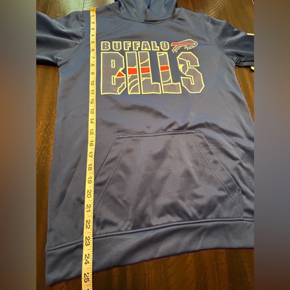 Buffalo Bills NFL Team Apparel Hoodie/Sweatshirt Boys    Size Large (10/12) - Picture 8 of 8